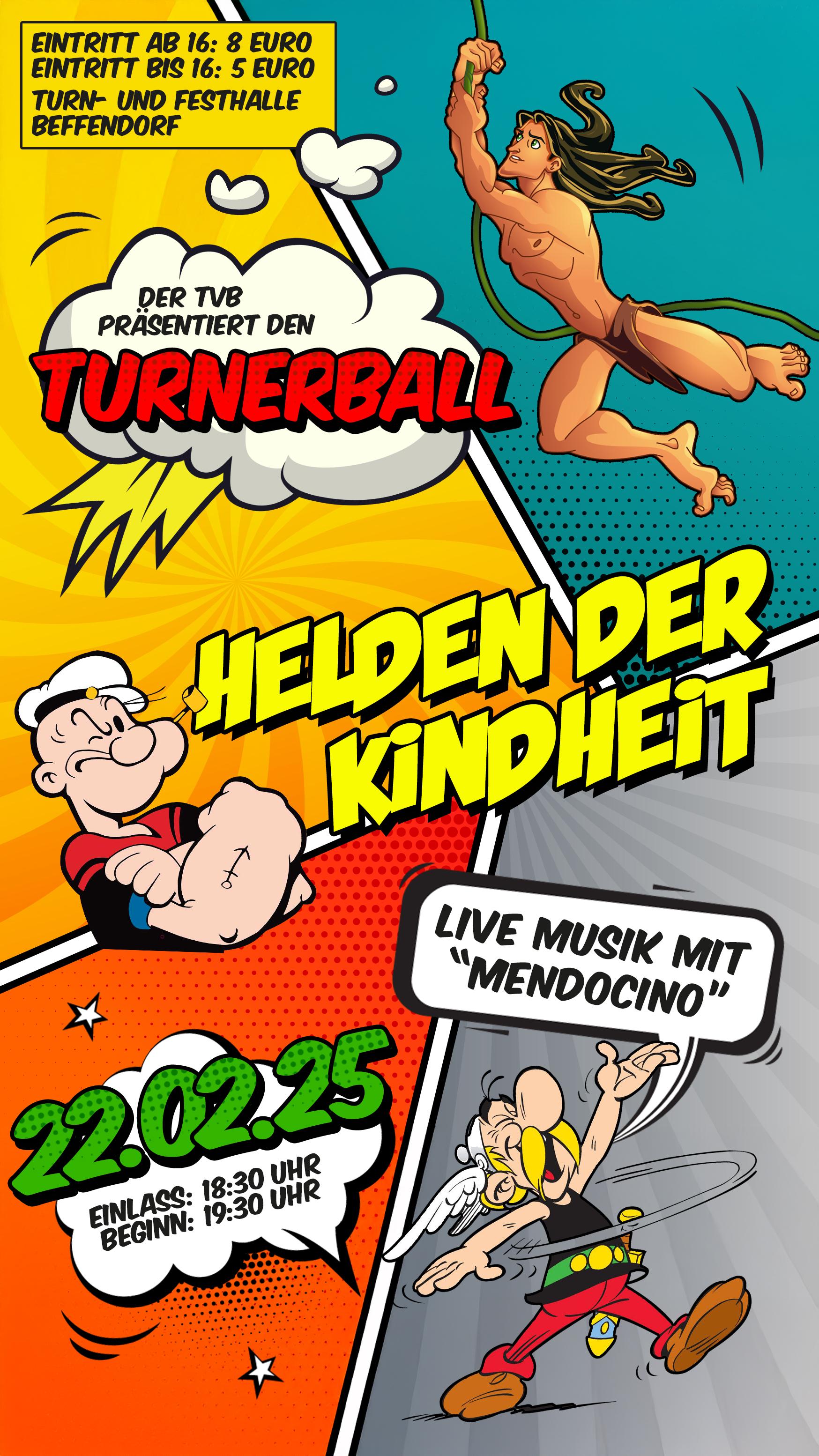 Helden der Kindheit Turnerball 2025